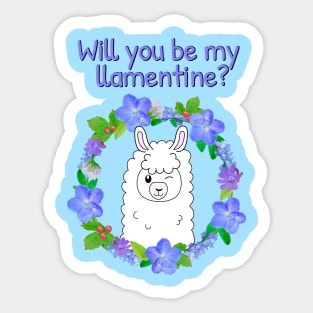 Will you be my valentine? Sticker